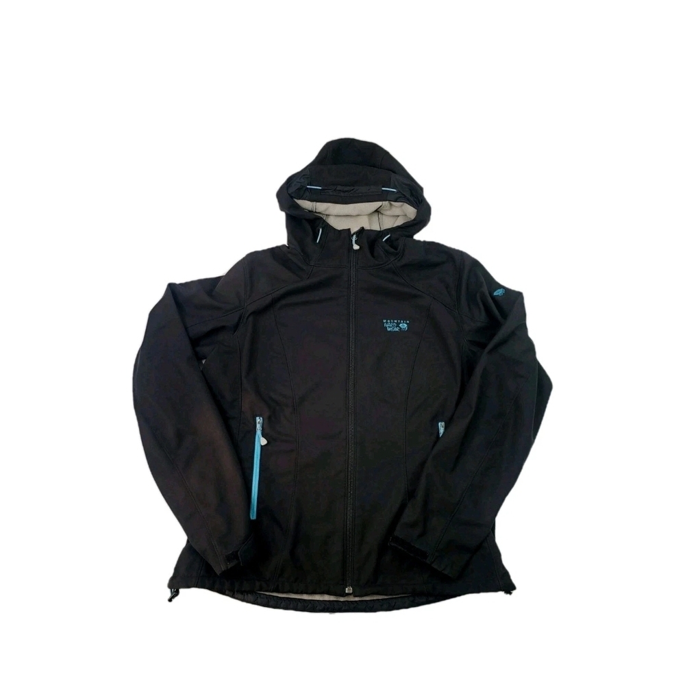 Mountain Hardwear Black Performance Jacket Softshell Womens Size XL